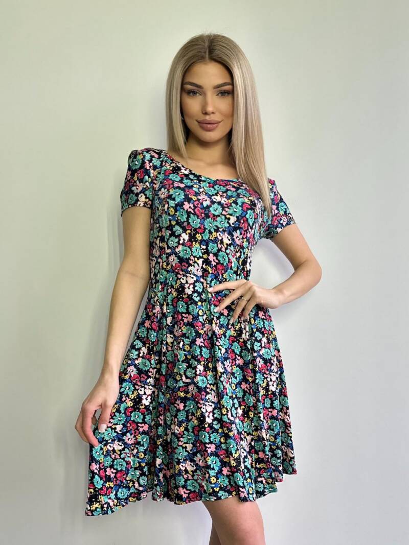 Sukienki damskie (Polska produkt) Roz 38-44 Paczka 5 szt /1 Kolor
